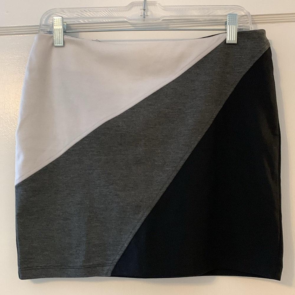 Color block mini pencil skirt - Picture 1 of 8